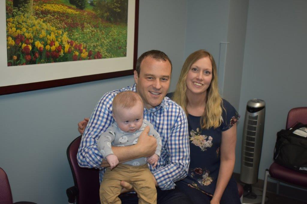 Amy Jensen with her husband Chad and their son Jacob